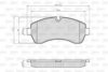 MERCE 44205320 Brake Pad Set, disc brake